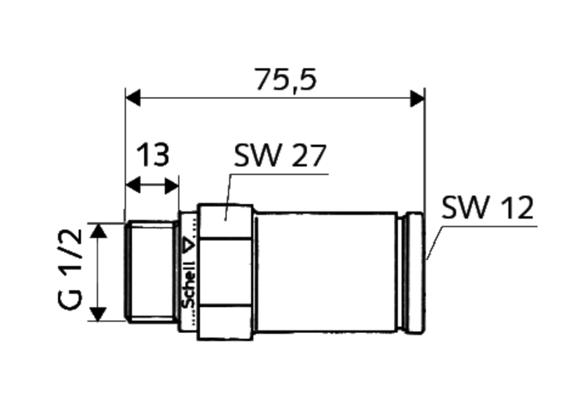Élément de montage - 000020099 - Schell