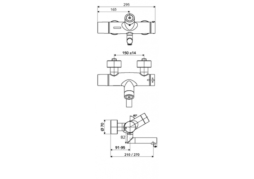 Robinet de lavabo apparent VITUS VW-C-T - 002090699 - Schell