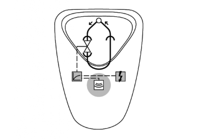 Commande d'urinoir RETROFIT LC - 012860099 - Schell