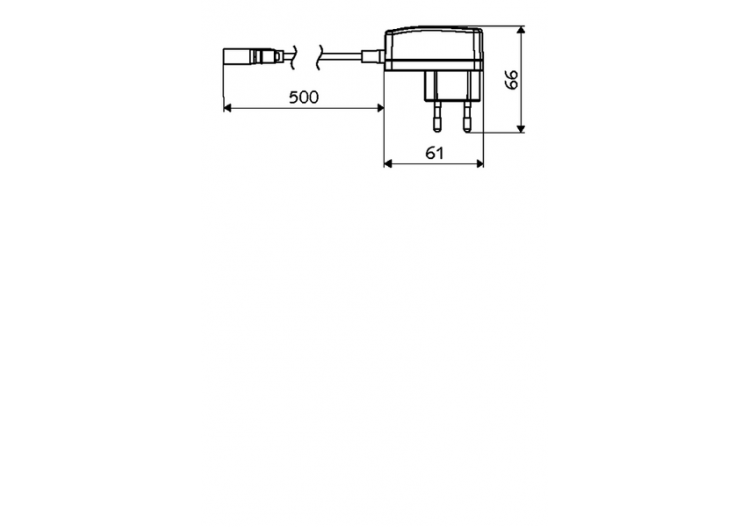 Bloc d'alimentation à fiche 9 VDC, 100 - 240 VAC, 50 - 60 Hz - 013160099 - Schell 2