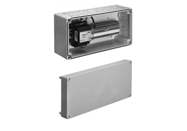 Coffret électrique 12 VDC, 100 - 240 VAC, 50 - 60 Hz - 015370099 - Schell