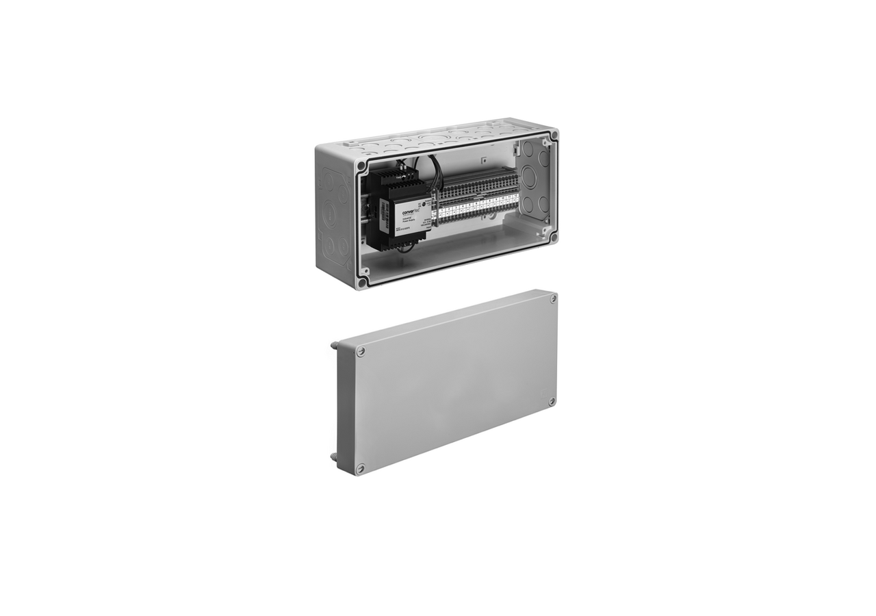 Coffret électrique 12 VDC, 100 - 240 VAC, 50 - 60 Hz - 015370099 - Schell