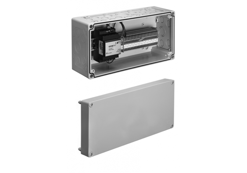 Coffret électrique 12 VDC, 100 - 240 VAC, 50 - 60 Hz - 015370099 - Schell