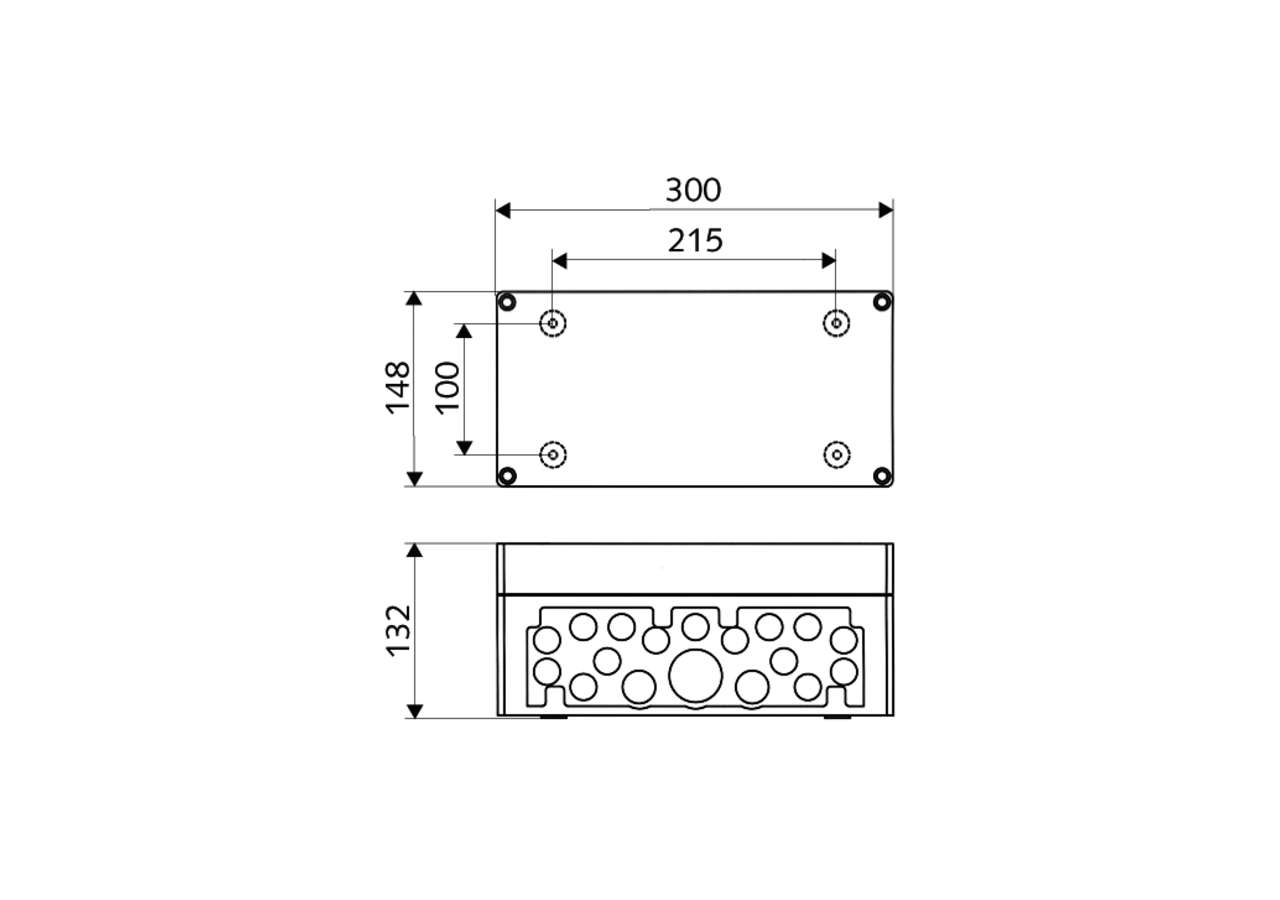 Coffret électrique 12 VDC, 100 - 240 VAC, 50 - 60 Hz - 015370099 - Schell