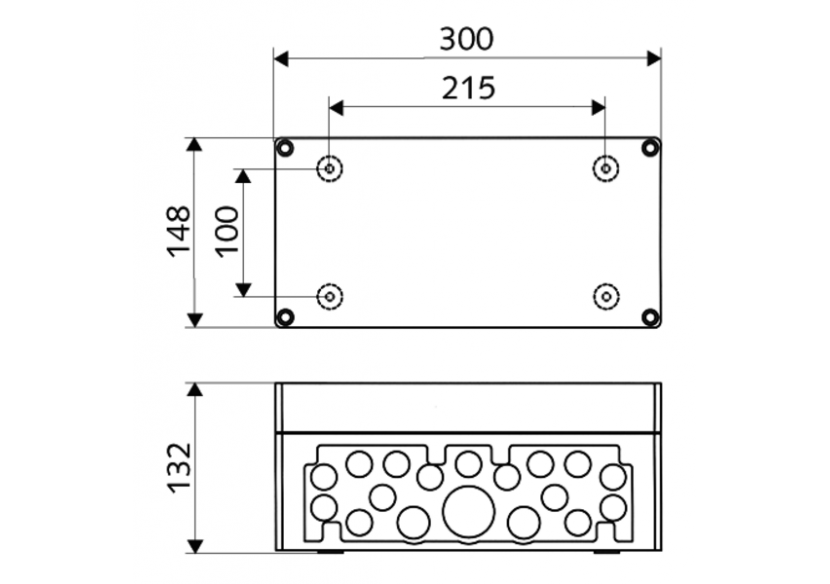 Coffret électrique 12 VDC, 100 - 240 VAC, 50 - 60 Hz - 015370099 - Schell