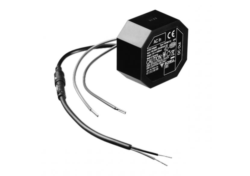 Bloc d'alimentation à encastrer 12 VDC, 100 - 240 VAC, 50 - 60 Hz - 015660099 - Schell