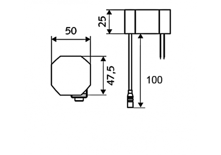 Bloc d'alimentation à encastrer 12 VDC, 100 - 240 VAC, 50 - 60 Hz - 015660099 - Schell 2