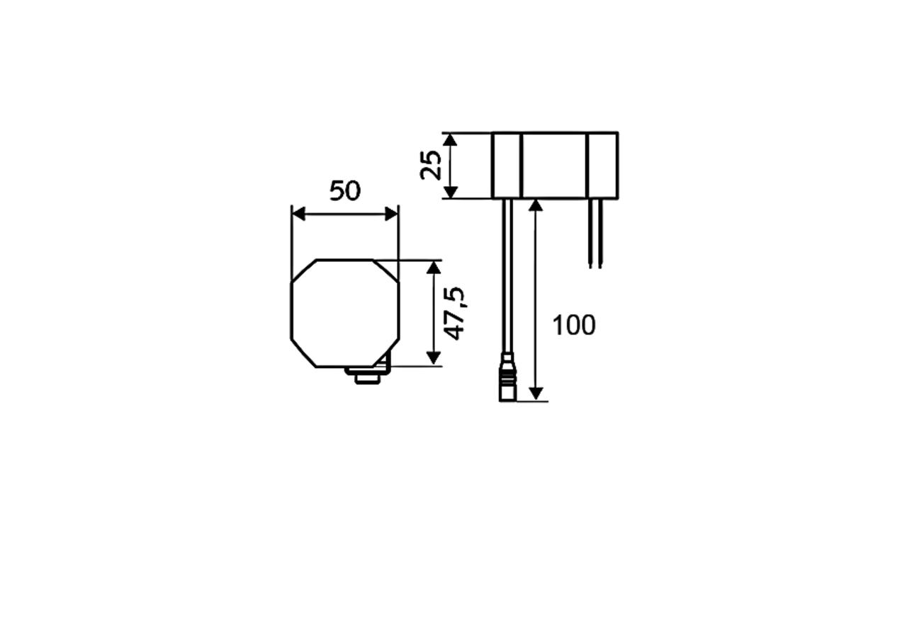Bloc d'alimentation à encastrer 12 VDC, 100 - 240 VAC, 50 - 60 Hz - 015660099 - Schell
