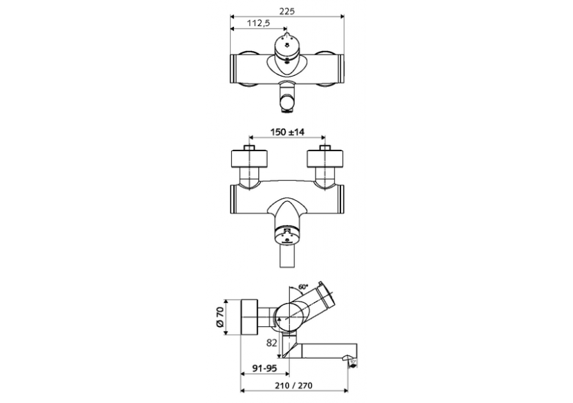 Robinet de lavabo apparent VITUS VW-SC-M - 016210699 - Schell