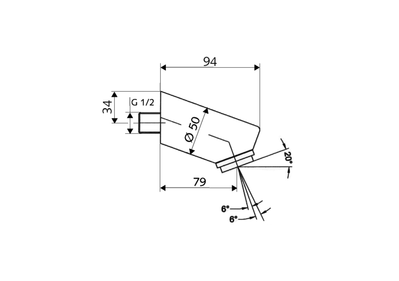 Tête de douche pauvre en aérosol - 018140699 - Schell
