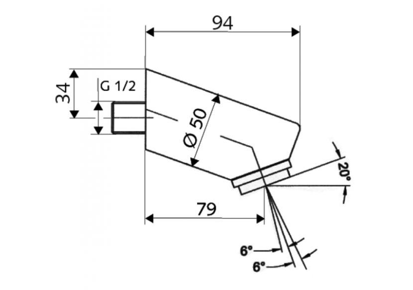 Tête de douche pauvre en aérosol - 018140699 - Schell