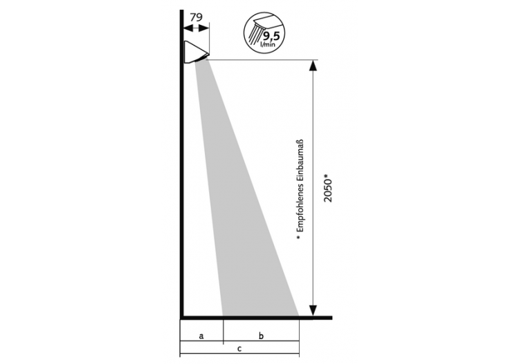 Tête de douche COMFORT Flex. - 018210699 - Schell 2