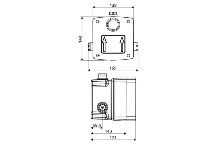 Masterbox à encastrer WBD-E-V - 018220099 - Schell 2