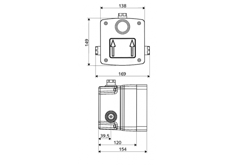 Masterbox à encastrer WBD-SC-V - 018270099 - Schell 2