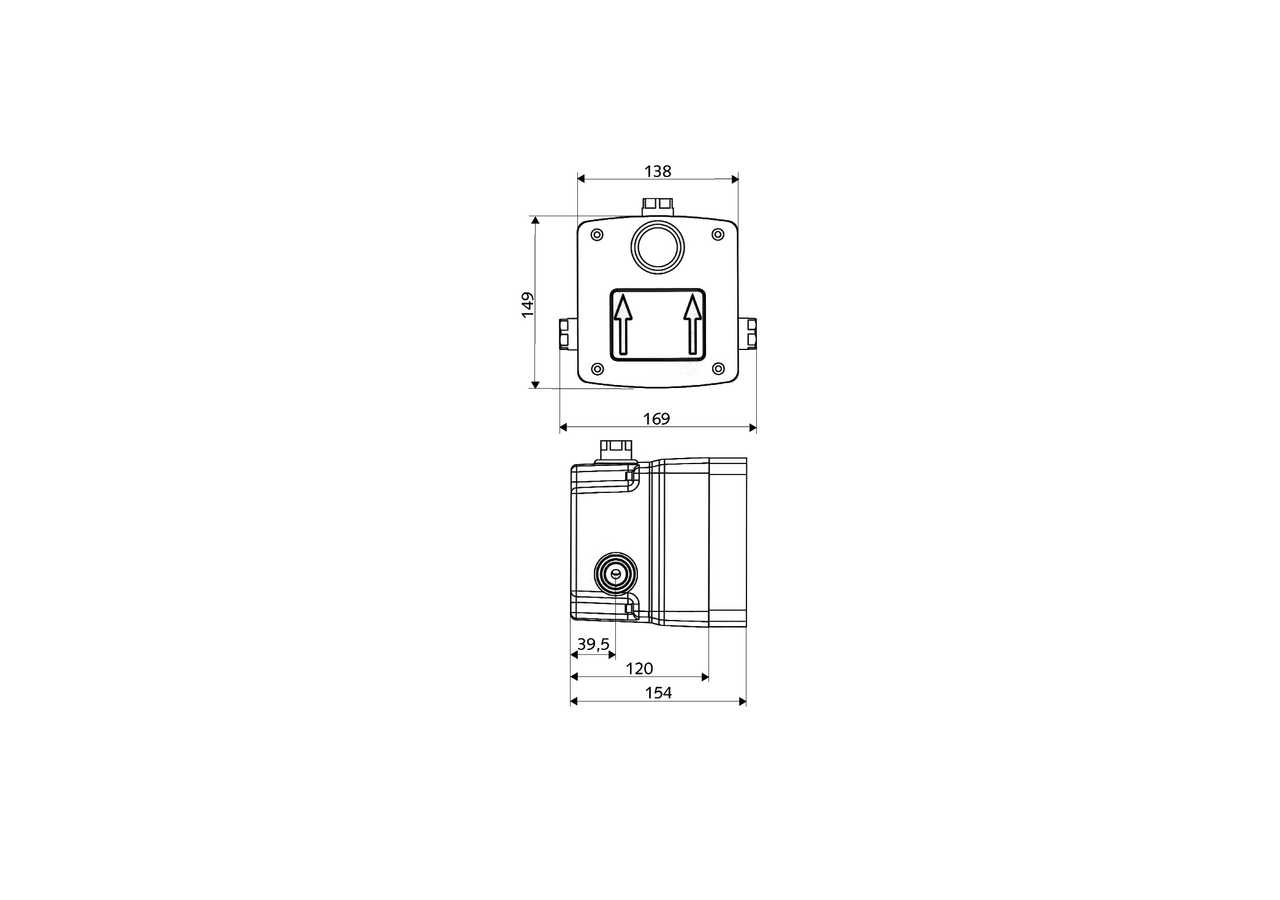 Masterbox à encastrer WBD-SC-V - 018270099 - Schell