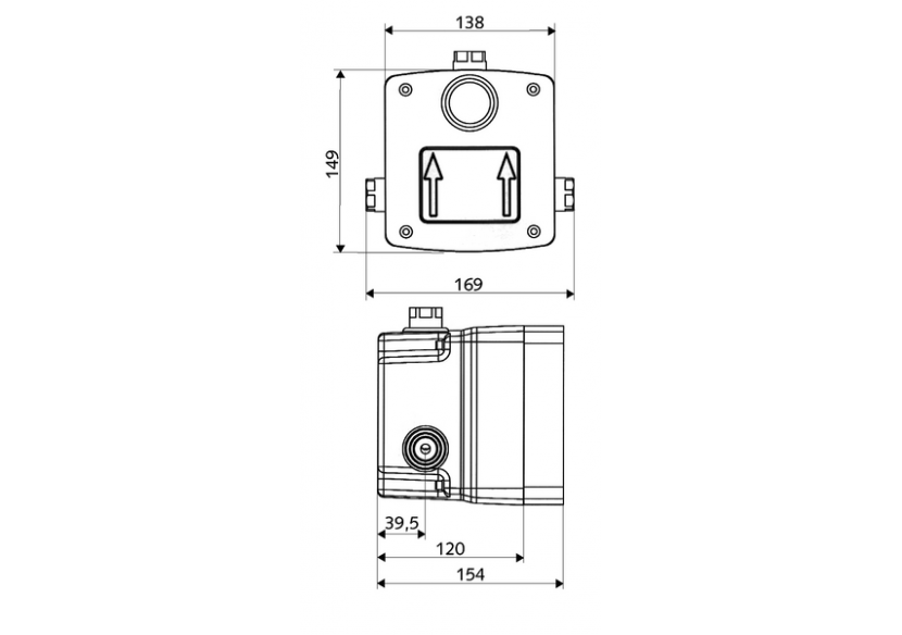 Masterbox à encastrer WBD-SC-V - 018270099 - Schell
