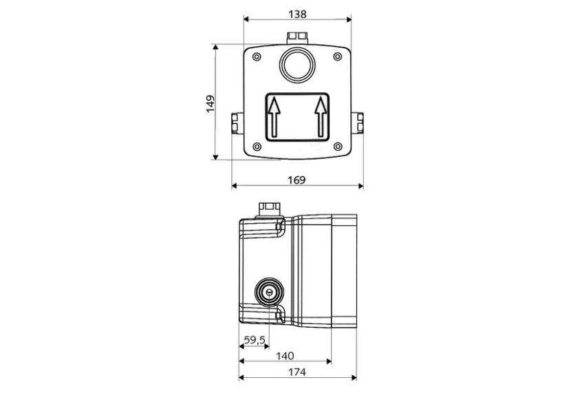 Masterbox à encastrer WBD-E-M - 019040099 - Schell