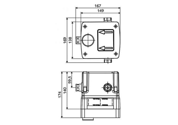 Masterbox à encastrer WBW-E-M - 019460099 - Schell 2