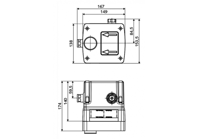 Masterbox à encastrer WBW-E-V - 019470099 - Schell 2