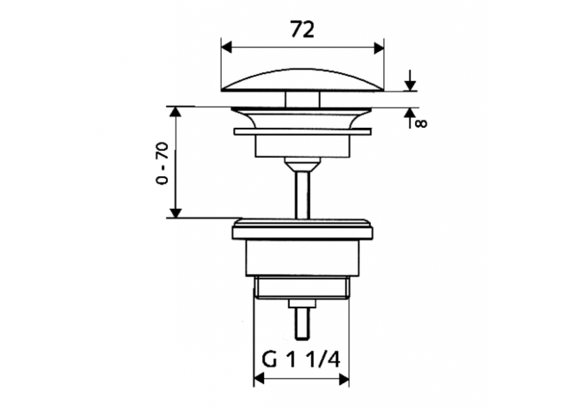 Crépine de lavabo OPEN - 020020699 - Schell