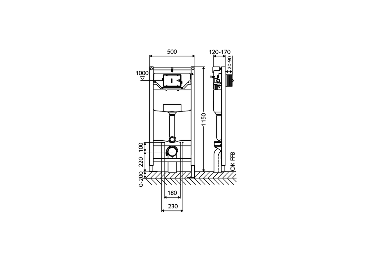 Module-WC MONTUS Flow - 030380099 - Schell