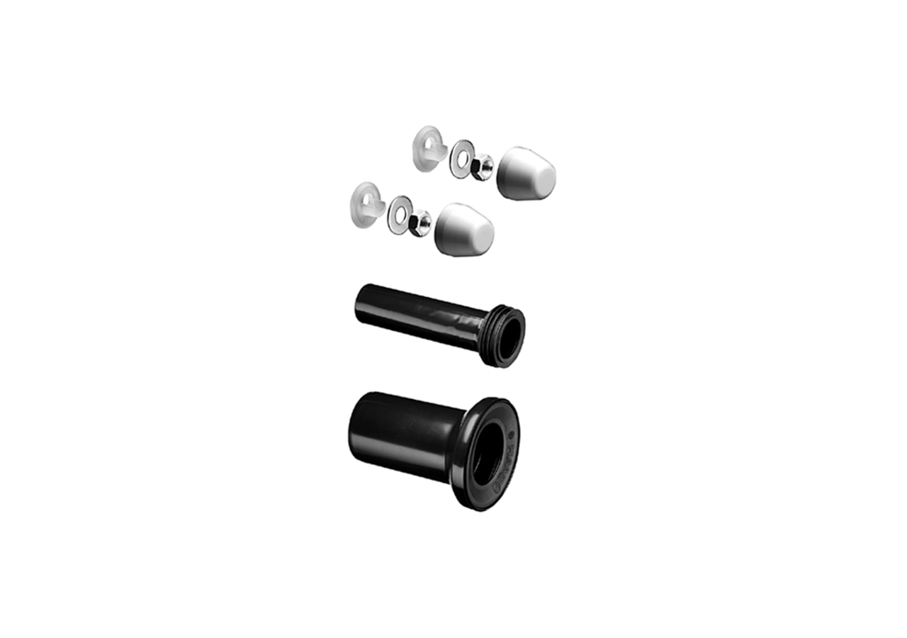 Kit d’arrivée d'eau et d'évacuation pour WC suspendu - 030720099 - Schell