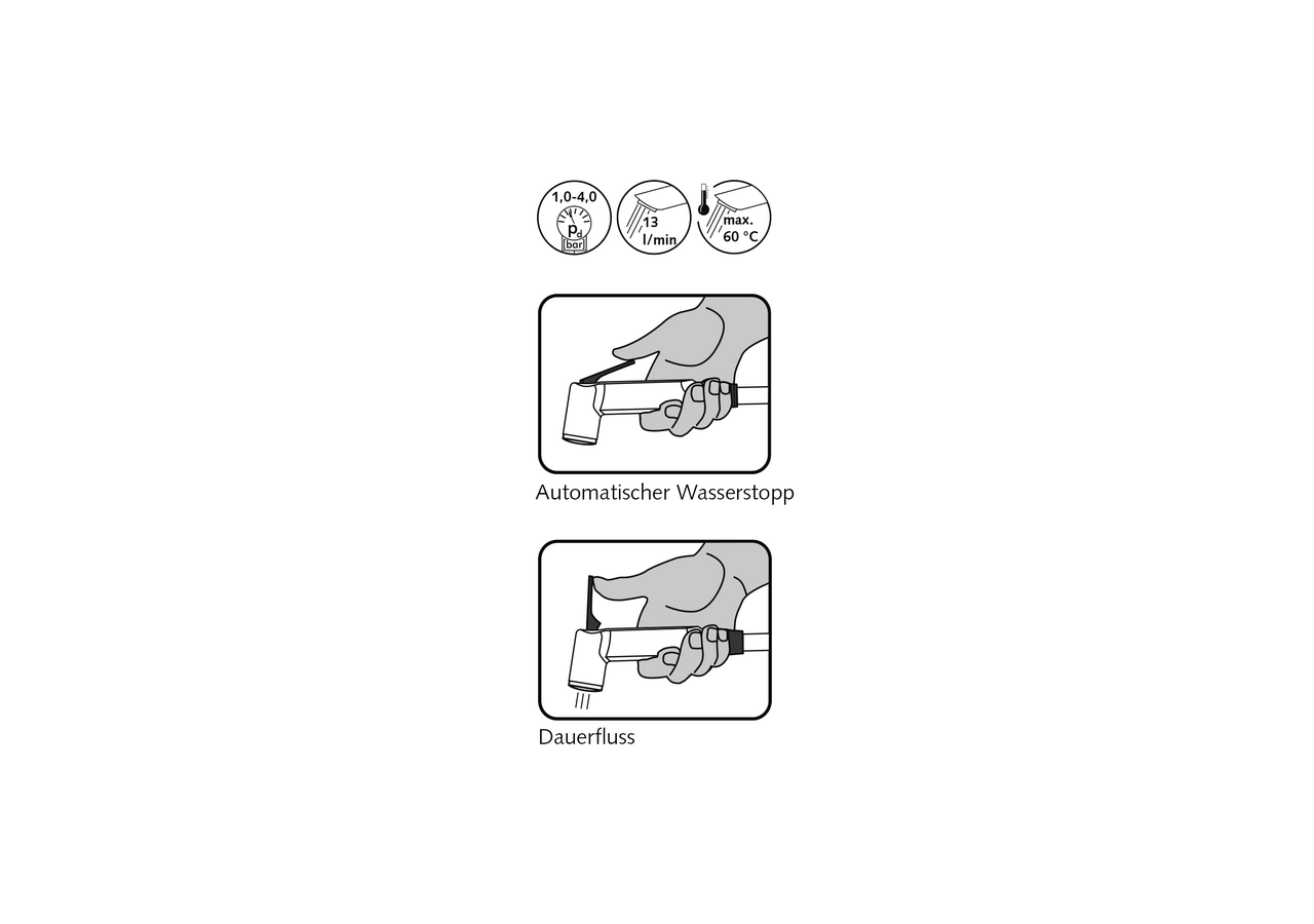 Douchette à main design pour bidet - 030970699 - Schell