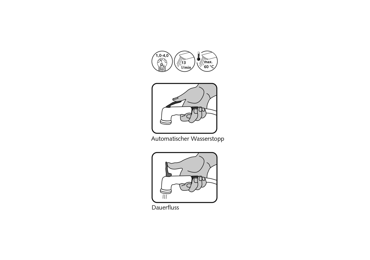 Douchette à main pour bidet - 032950699 - Schell