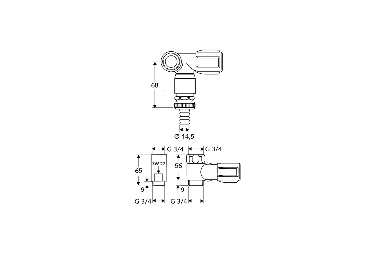 Robinet de service COMFORT - 033260699 - Schell