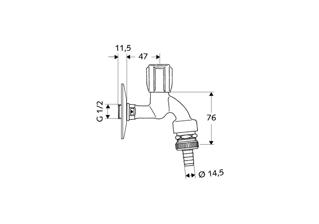 Robinet de service COMFORT - 033510699 - Schell