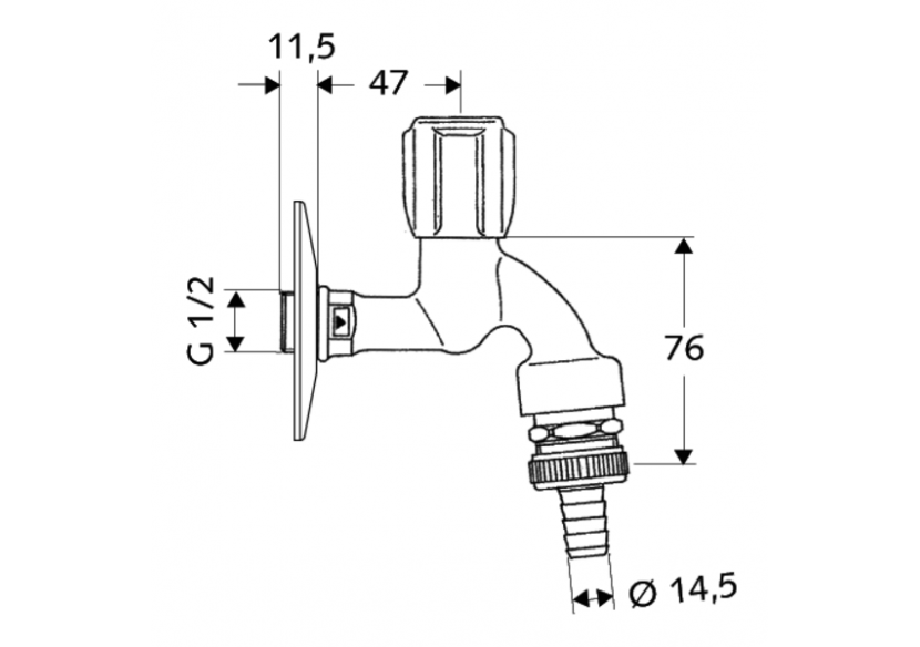 Robinet de service COMFORT - 033510699 - Schell