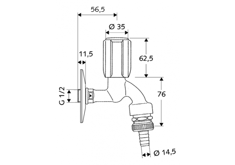 Robinet double service SECUR - 033520699 - Schell 2