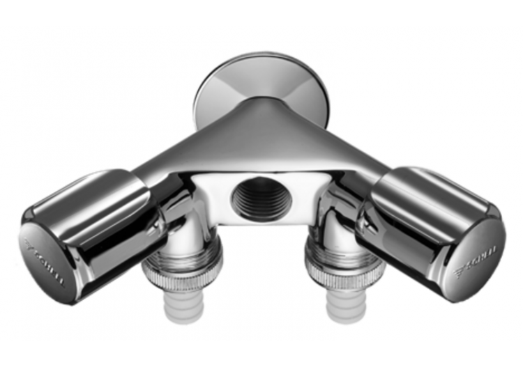 Robinet de service double COMFORT - 033680699 - Schell