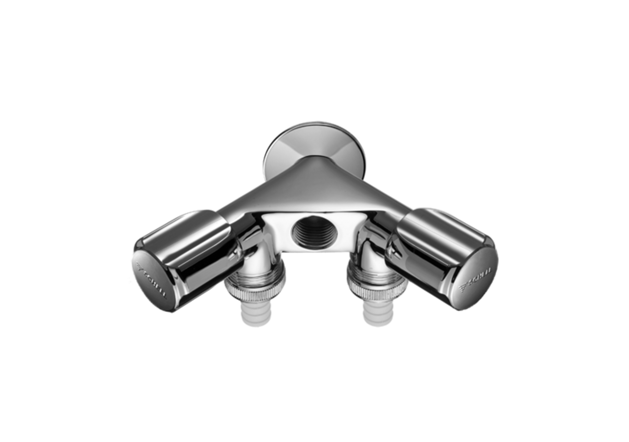 Robinet de service double COMFORT - 033680699 - Schell