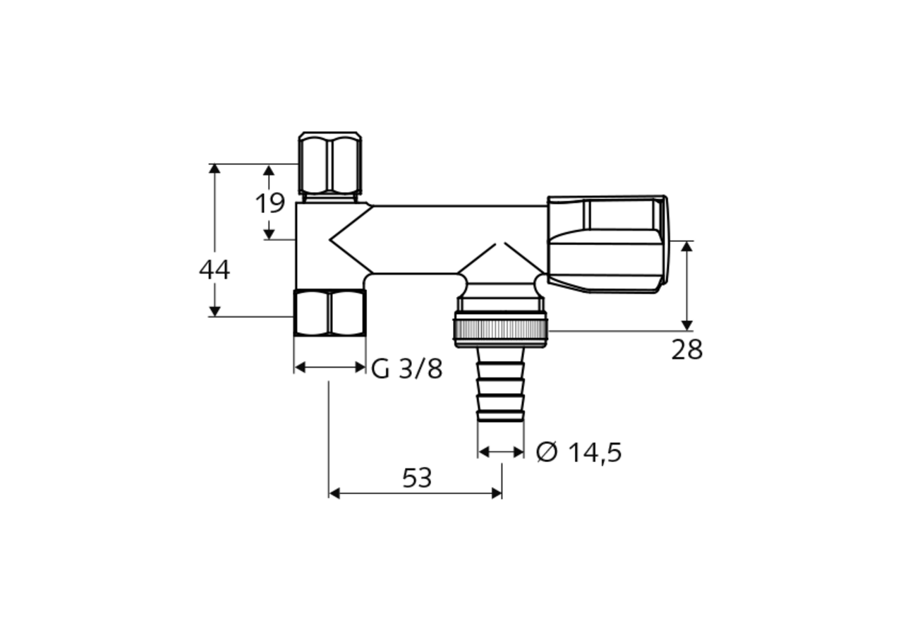 Robinet de service COMFORT - 033740699 - Schell