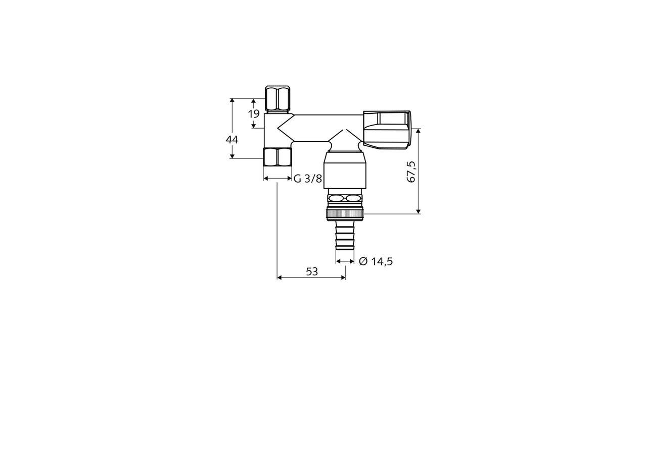 Robinet de service COMFORT - 033800699 - Schell
