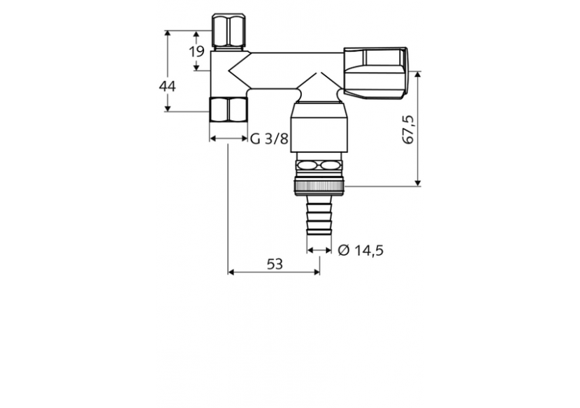 Robinet de service COMFORT - 033800699 - Schell Robinet de service COMFORT - 033800699 - Schell