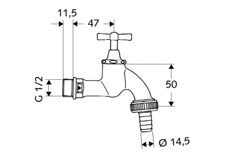 Robinet de service - 034050399 - Schell 2