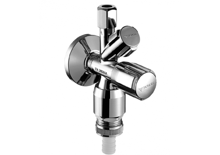 Robinet d'équerre combiné COMFORT - 035490699 - Schell