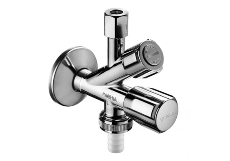 Robinet d'équerre combiné avec filtre - 035600699 - Schell
