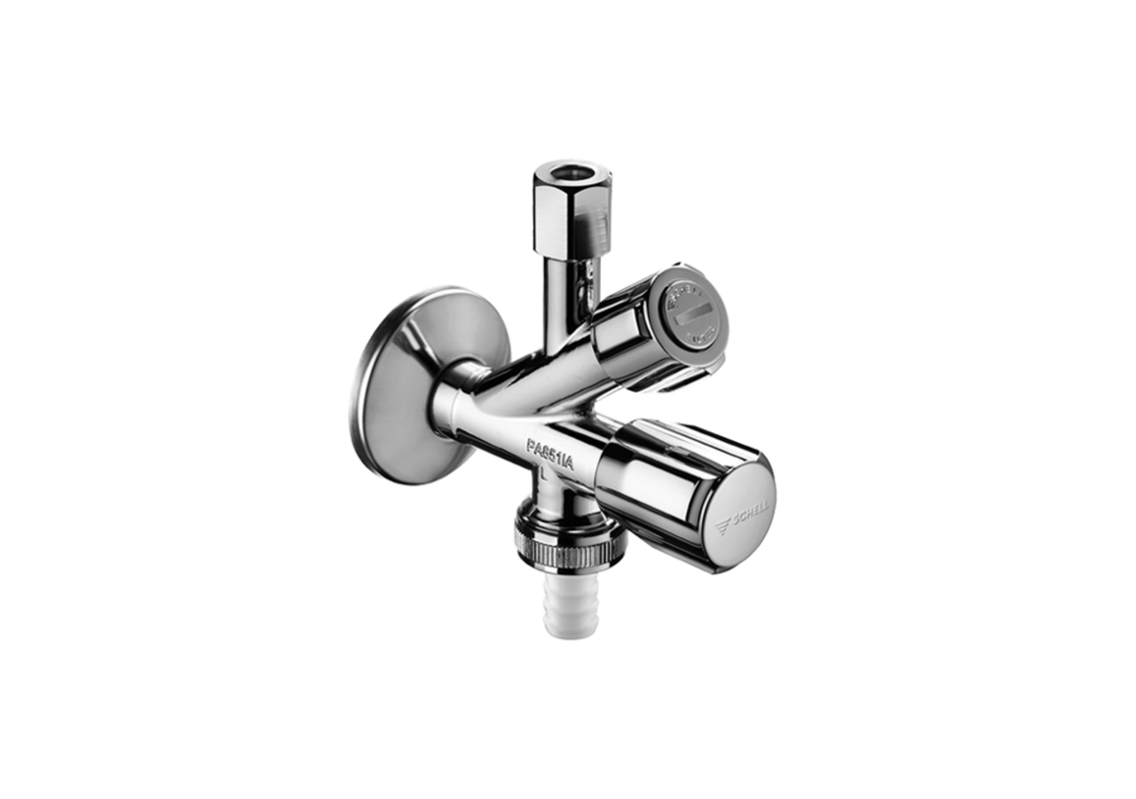 Robinet d'équerre combiné avec filtre - 035600699 - Schell