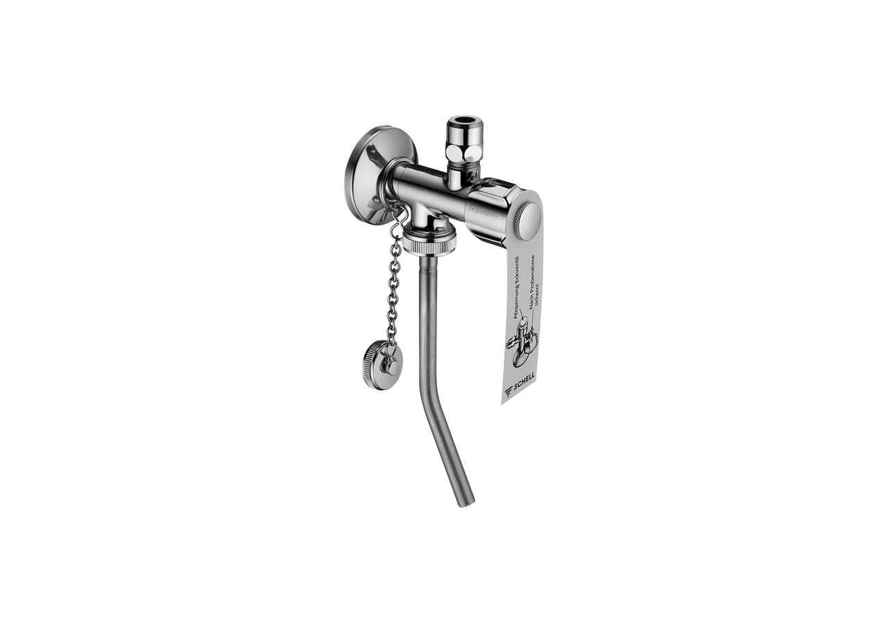 Robinet d'équerre pour le prélèvement d'échantillons - 038350699 - Schell
