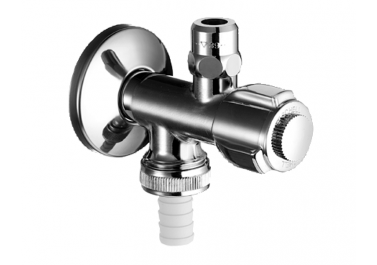 Robinet d'équerre à double pointeau COMFORT - 038370699 - Schell