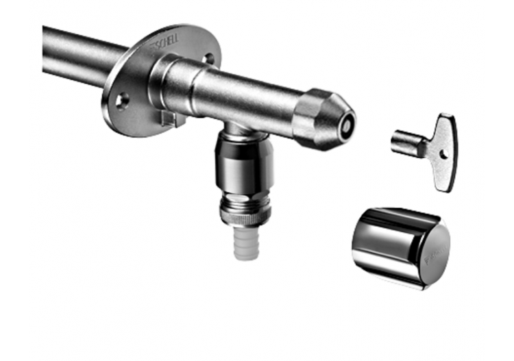 Robinet mural extérieur antigel POLAR II - 039950399 - Schell