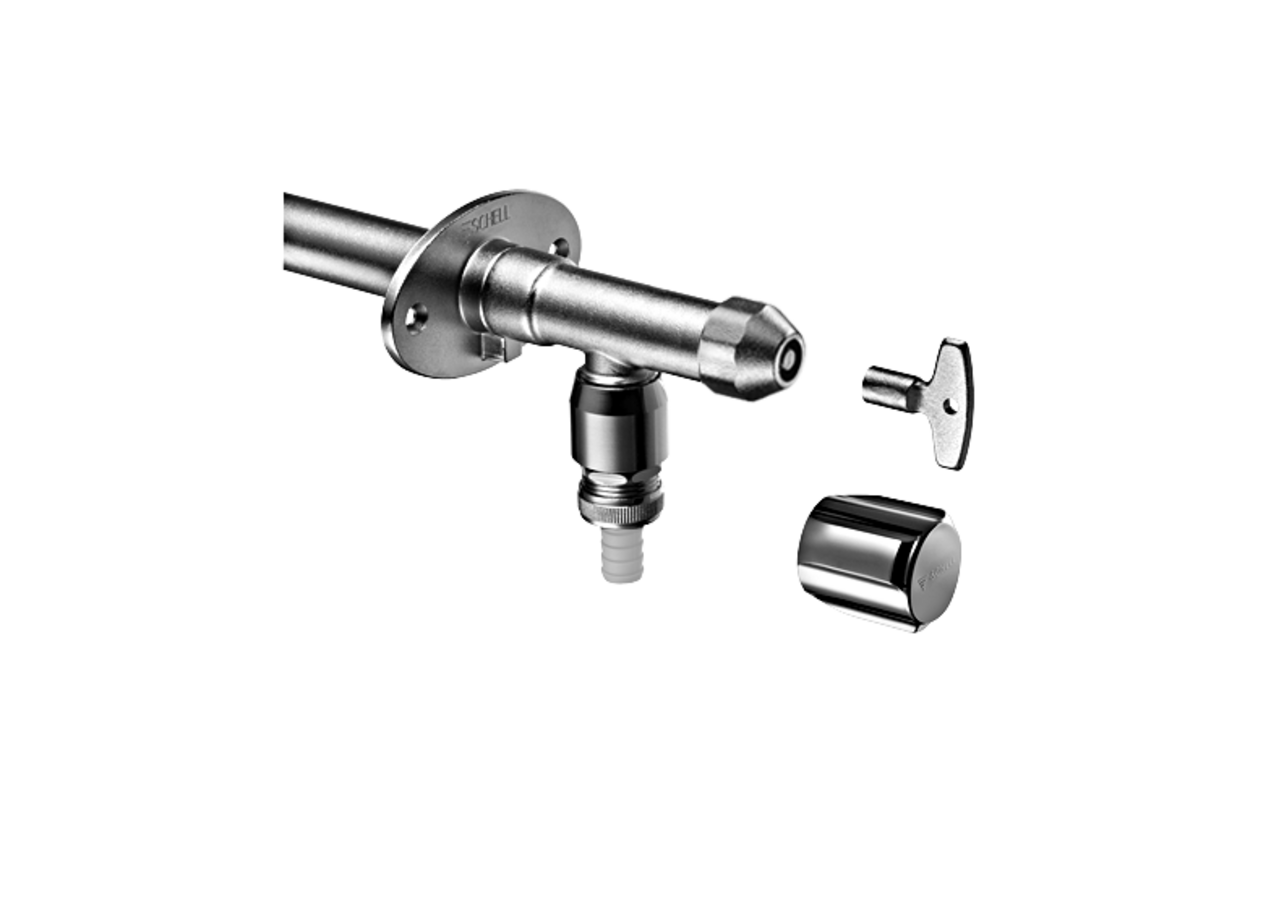 Robinet mural extérieur antigel POLAR II - 039950399 - Schell