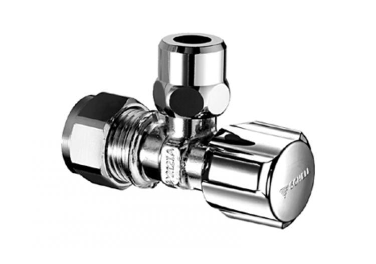 Robinet d'équerre avec fonction de régulation COMFORT - 050390699 - Schell