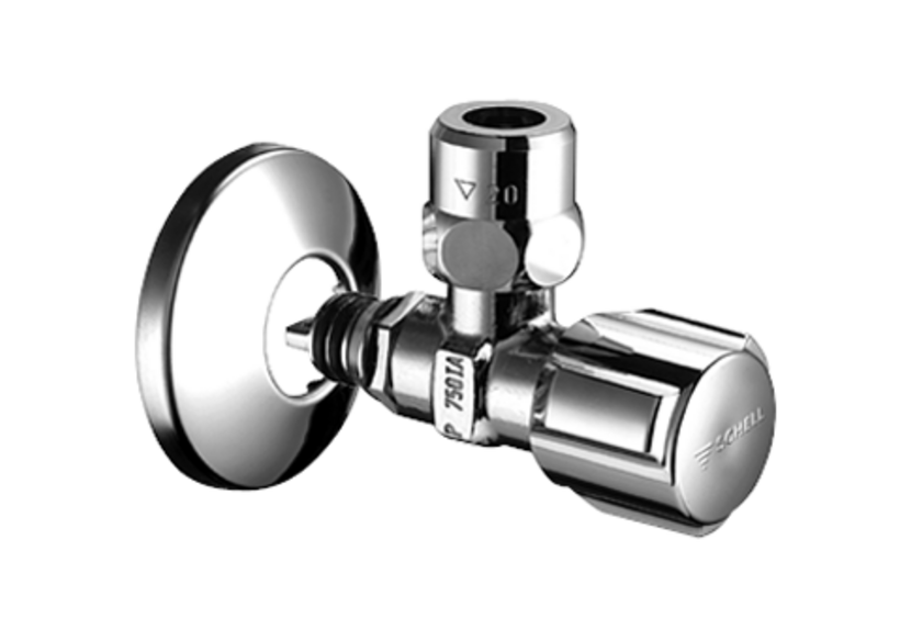 Robinet d'équerre avec fonction de régulation QUICK COMFORT - 053040699 - Schell
