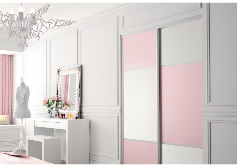 Façade de placard 2 portes coulissante Candy - Kazed : Confort'Mat