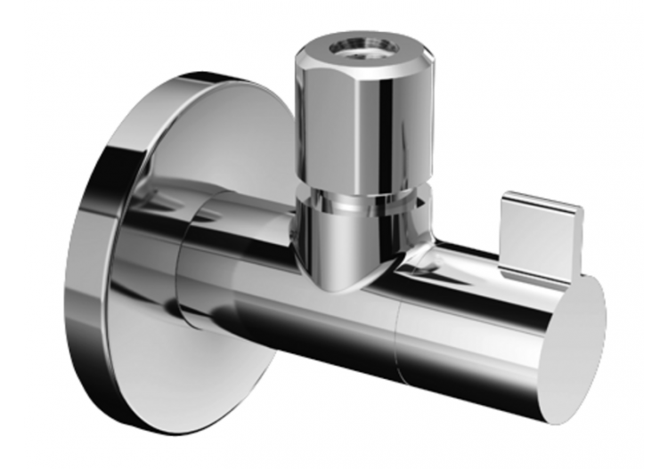 Robinet d'équerre design avec fonction de régulation WING - 053920699 - Schell