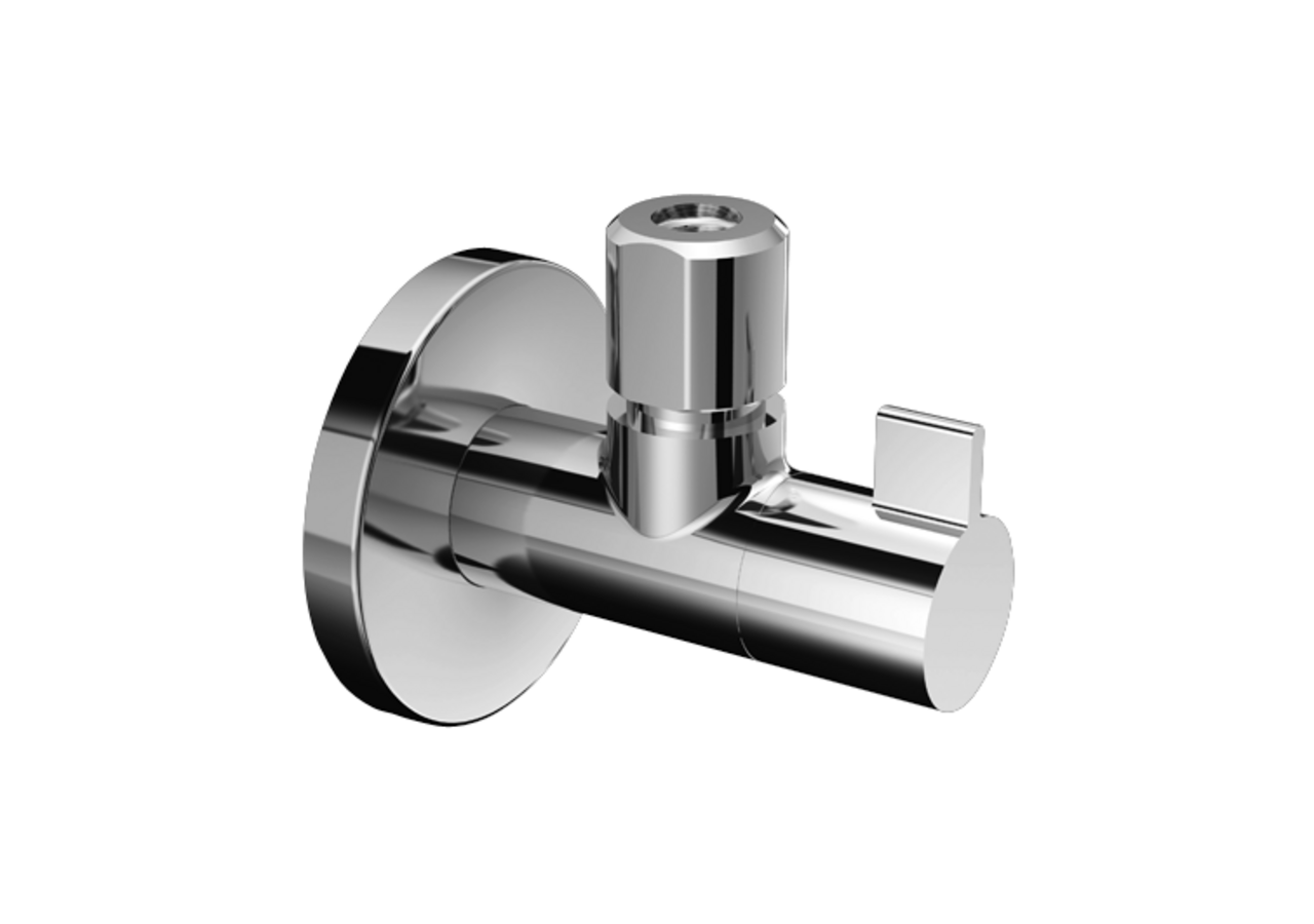 Robinet d'équerre design avec fonction de régulation WING - 053920699 - Schell